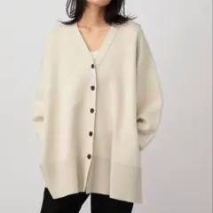 良品★apart byアパートバイ★スポンジニットBIGカーディガン★F