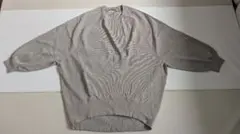 セオリー　リュクス　グレー 長袖ニット 038サイズ