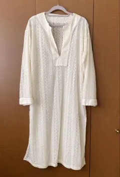 classical elf 総レースカフタンワンピース