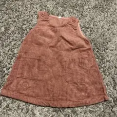 ベビー ワンピース コーデュロイ 80