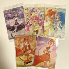 プリキュア ウエハース カード 5枚