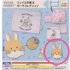ピーターラビット フェイス巾着&ポーチコレクション