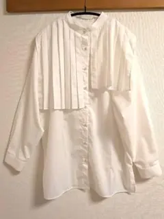 patterntorso アシンメトリープリーツブラウス