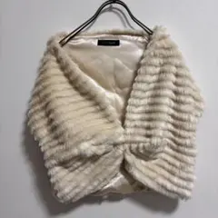 アイボリー フラッフィー カーディガン Girlstyle