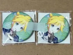 【プロセカ】 44A グリッター缶バッジ グリ缶 鏡音レン