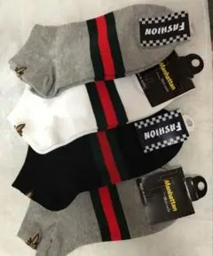 Manhattan ストライプソックス 4足セット