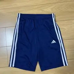 adidas 3本ライン ハーフパンツ 140cm