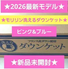 2026最新★新品★モリリン★洗えるダウンケット2枚ピンク&ブルー★羽毛布団