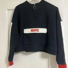 MARVEL トレーナー 160 黒のサムネイル