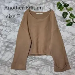 Another Edition ユナイテッドアローズ　ベージュ　長袖セーター