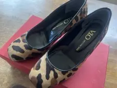 OTA ヒョウ柄 中ヒールパンプス