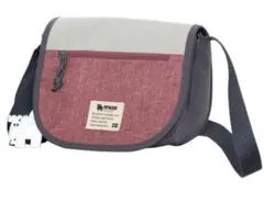 グレー×ダスティピンク　モズ　ショルダーバッグ