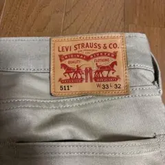 LEVI 511 スリムフィット チノパン W33 L32
