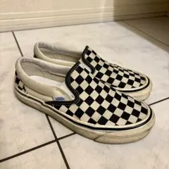 VANS チェッカー スリッポン 24cm