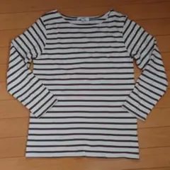 niko and. ストライプ七分袖カットソー