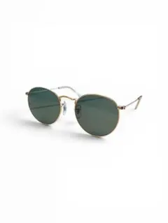 Ray-Banラウンドメタルゴールドフレーム グリーンレンズ