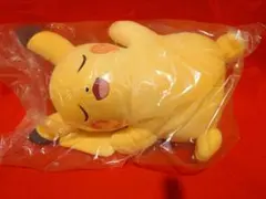 もっちりぬいぐるみ Pokémon Sleep おやすみピカチュウ　ポケセン限定