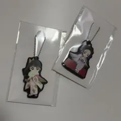 鬼滅の刃　ニジゲンノモリ　ラバーストラップ　胡蝶しのぶ 栗花落カナヲ