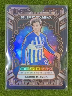 23-24 PANINI OBSIDIAN 三笘薫 ORANGE (xx/99)