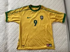NIKE ブラジル代表 ユニフォーム 9番 ロナウド 98年W杯
