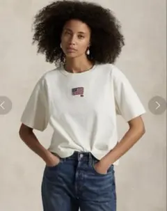 QRコード付き 未着用 ラルフローレン レザーロゴTシャツ - メルカリ