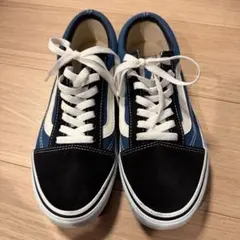 VANS V36CL+ OLD SKOOL DX NAVY 24.5cm