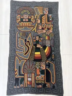 ペルー 手織り刺繍 タペストリー ハンドメイド 壁掛け装飾 - メルカリ