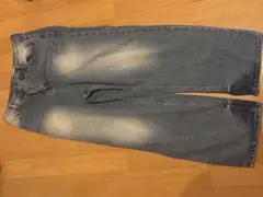 FOLLOWIN ライトブルー ワイドパンツ Sサイズ