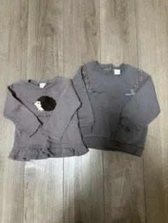 茶色　トレーナー　２枚セット