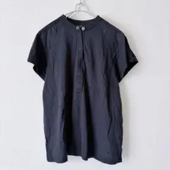 DAKS 綿100% Tシャツ カットソー 伸縮性○ 38 黒 日本製のサムネイル