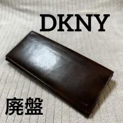 【希少】DKNY（ダナキャランニューヨーク） 本革 札入れ レザーウォレット