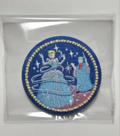 ディズニー 刺繍缶バッジ シンデレラ