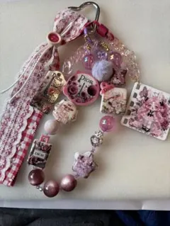 Diorモチーフ ハンドメイドチャーム