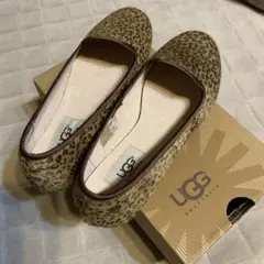 未使用　UGG ALLOWAYLEOPARDアグ アロウェイメタリックレオパード