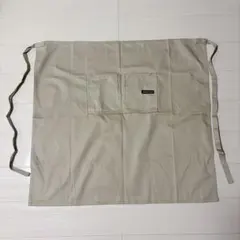 COMME CA DU MODE ロングカフェエプロン ベージュ 綿100％のサムネイル