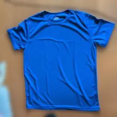 青いTシャツ Lサイズ 100%ポリエステル