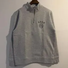 【BOOK STORE】YALE QUARTER ZIP SWEAT GRAY