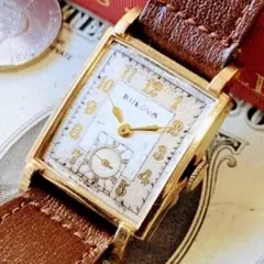 (OH済)40'sBULOVAレクタン　名作cal7AK　10金張り手巻き OH済)40'sBULOVAレクタン 名作cal7AK 10金張り手巻き - メルカリ