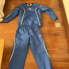 adidas ウォームアップウェア 青