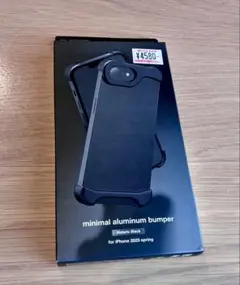 ELECOM minimal aluminum bumper メタリックブラック