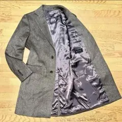 美品　五大陸　定価15万　カシミア　上質ウール　チェスターコート　高級　ZARA