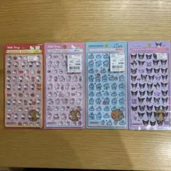 【正規品】ボンボンドロップシールミニ サンリオ 4枚セット