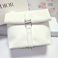 ディオール♥ ホワイト ポーチ　　【新品未使用】