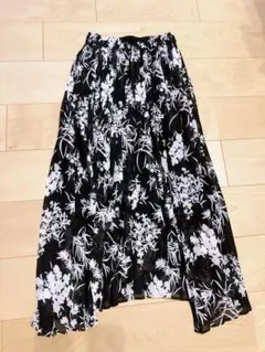 AZUL by moussy BOUQUET FLOWER SKIRT 柄BLK