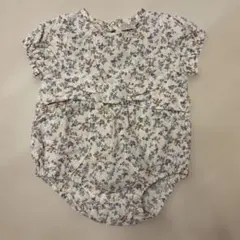 tête à tête 花柄ロンパース 70
