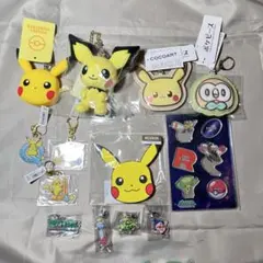 ポケモン グッズまとめ売り！マスコット キーホルダー アクリル ピカチュウ