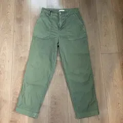 オリーブグリーン ワークパンツ