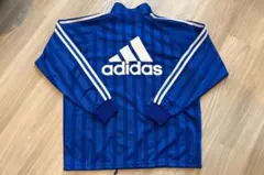【希少日本製・美品】00s adidasジャージ上下 セット（青×白・サイズM）