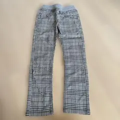 M.P.S. ブラック・ホワイトチェック 長ズボン 130