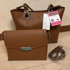 D.KELLY キャメル 2点セット バッグ